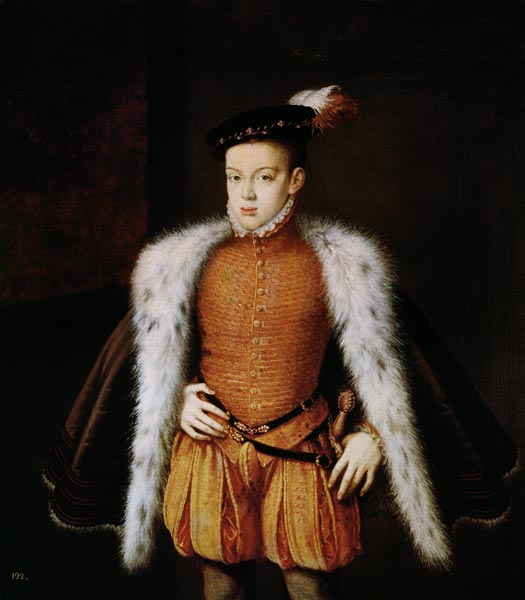 Don Carlos (1546-68) a Alonso Sánchez-Coello