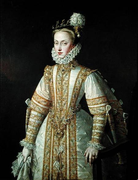 Anne of Austria (1549-80) Queen of Spain a Alonso Sánchez-Coello