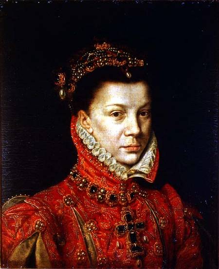 Elizabeth of Valois (1545-68) wife of Philip II of Spain (1527-98) a Alonso Sánchez-Coello