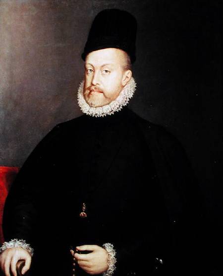 Portrait of Philip II (1527-98) a Alonso Sánchez-Coello