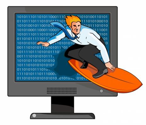 Surfing the net a Aloysius Patrimonio