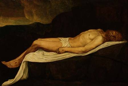The Dead Christ a Alphonse Legros