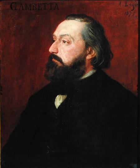 Leon Gambetta (1838-82) a Alphonse Legros