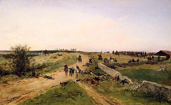 Scene from the Franco-Prussian War a Alphonse Marie de Neuville