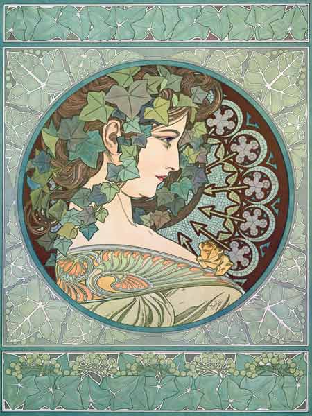 Ivy a Alphonse Mucha