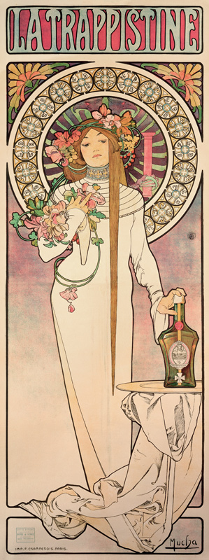 Poster of La Trappistine a Alphonse Mucha