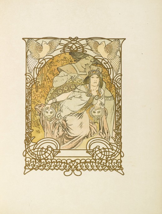 Ilsée, Princesse de Tripoli by Robert de Flers a Alphonse Mucha