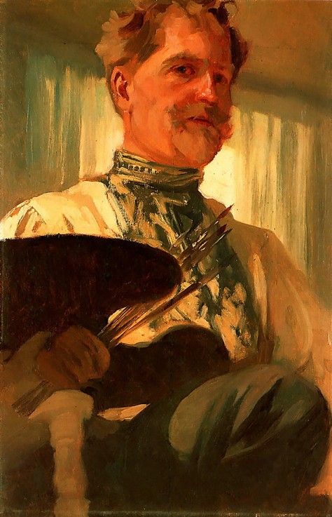 Self-Portrait a Alphonse Mucha