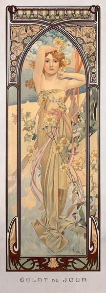 Orario diurno: L'ora legale - Alphonse Mucha