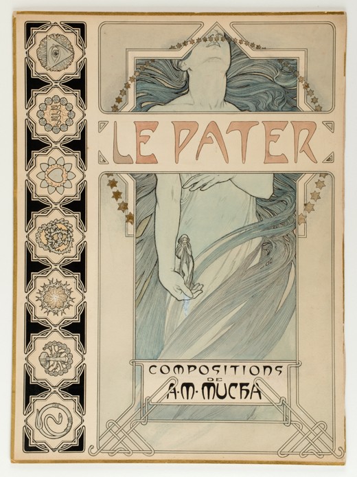 Cover Design for the illustrated edition Le Pater a Alphonse Mucha