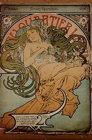 Cover for Au accommodation Latin special edition a Alphonse Mucha