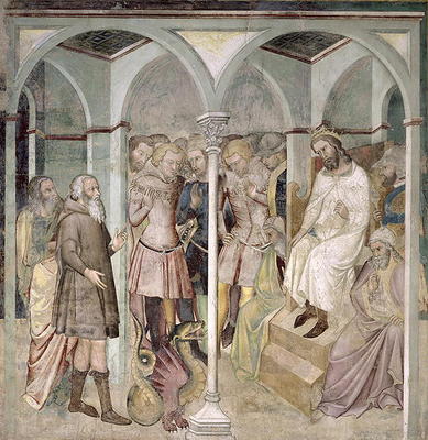 Moses and the Brazen Serpent, 1356-67 (fresco) a also Manfredi de Battilori Bartolo di Fredi