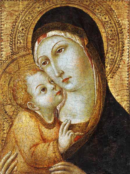 Madonna and Child a also Ansano di Pietro di Mencio Pietro Sano di