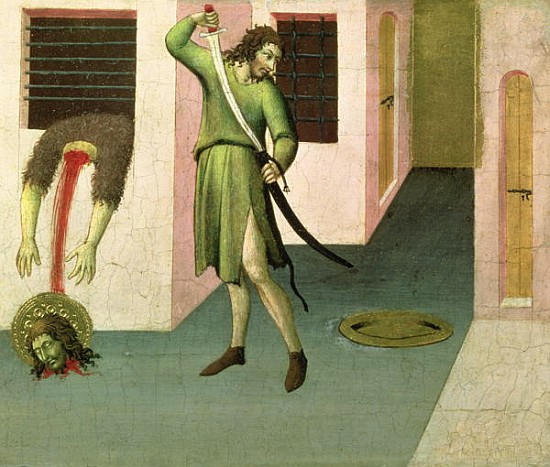The Beheading of St. John the Baptist (see also 53648) a also Ansano di Pietro di Mencio Pietro Sano di