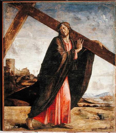 Christ carrying the Cross a Alvise Vivarini
