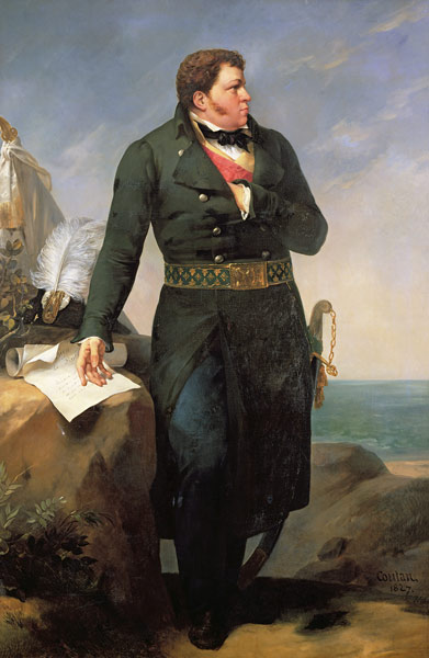 Portrait of Georges Cadoudal (1771-1804) a Amable Paul Coutan
