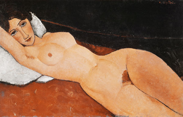 Lying woman act a Amadeo Modigliani