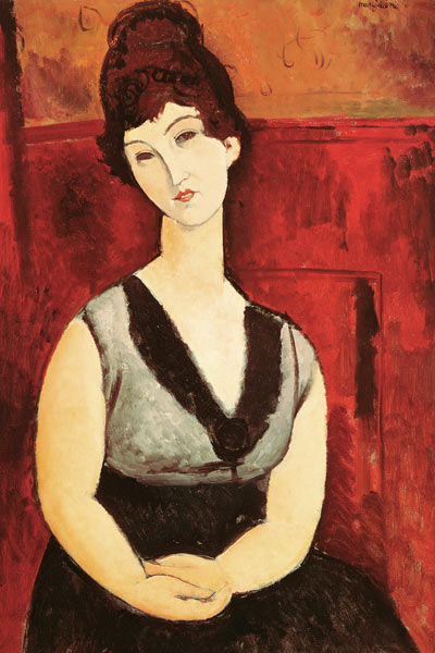 The chocolate shopgirl a Amadeo Modigliani