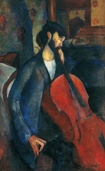 The cellist a Amadeo Modigliani