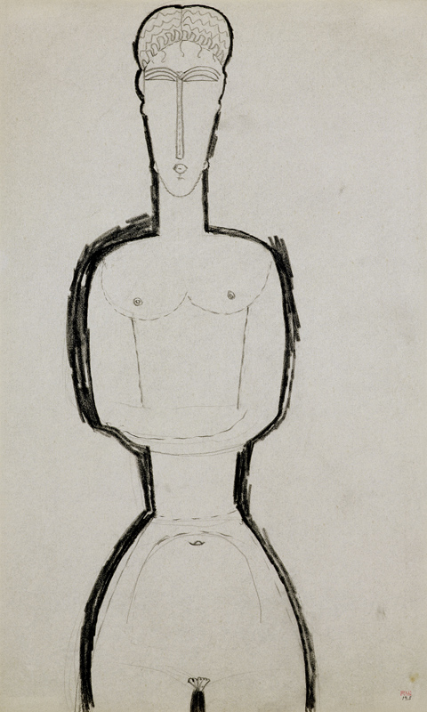 Female Nude a Amadeo Modigliani