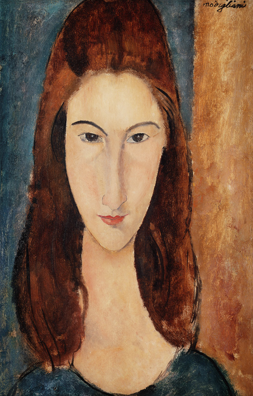 Ritratto di Jeanne Hebuterne a Amadeo Modigliani