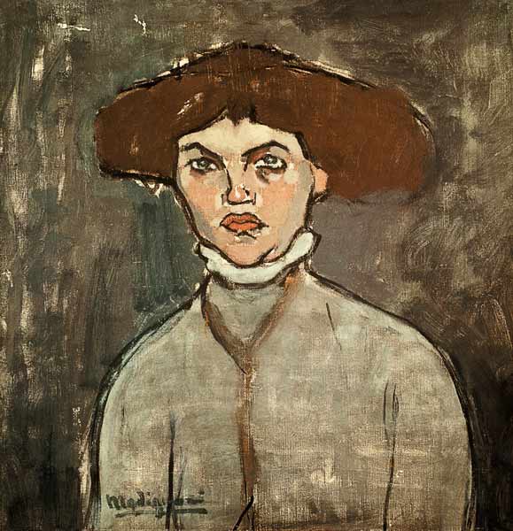 Modigliani / Portrait of Young Woman a Amadeo Modigliani