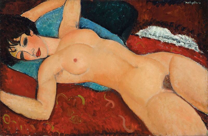 Nudo sdraiato a Amadeo Modigliani