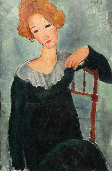 Rothaarige Frau a Amadeo Modigliani
