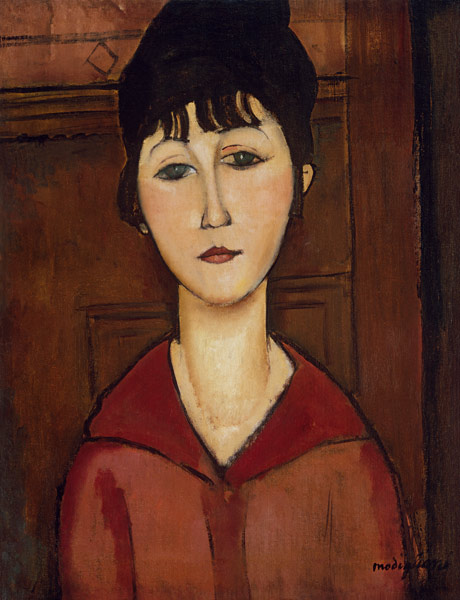 Head of A Young Girl a Amadeo Modigliani