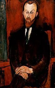 Portrait of Mr Wielhorski. a Amadeo Modigliani