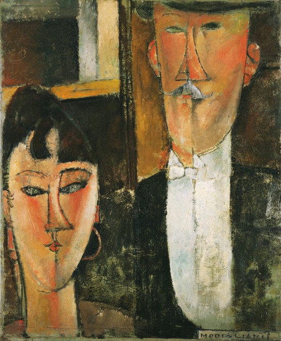 Bride and Groom a Amadeo Modigliani