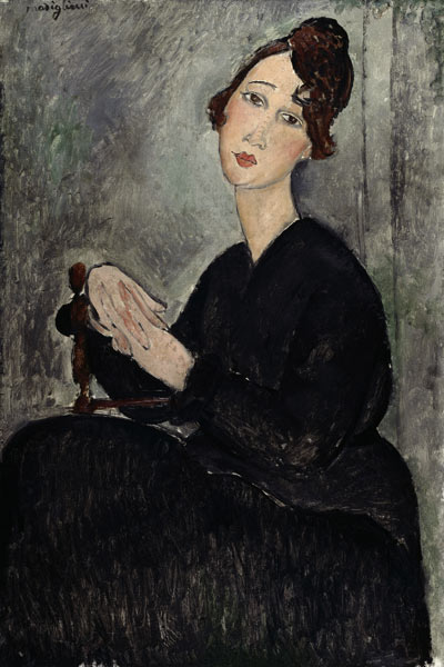 Portrait of Dedie (Dedicated to Odette Hayden) a Amadeo Modigliani