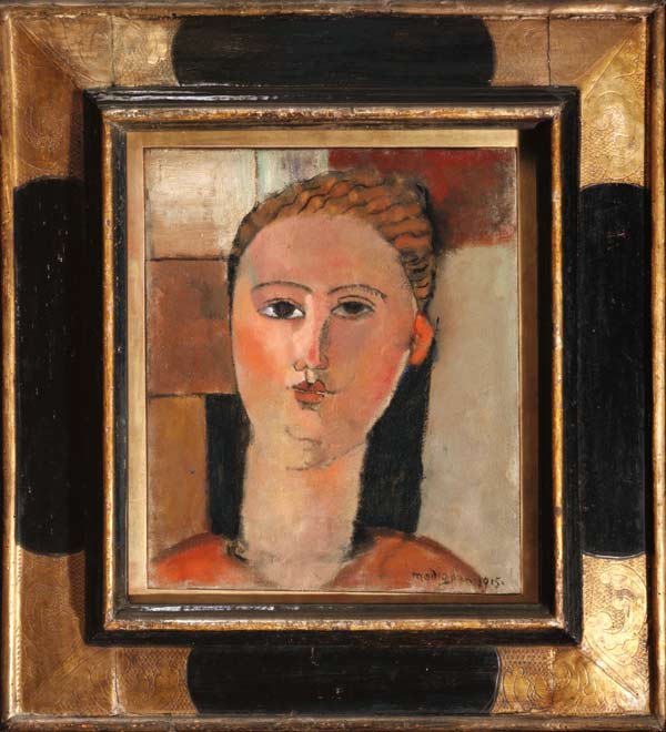 Girl with red hair a Amadeo Modigliani