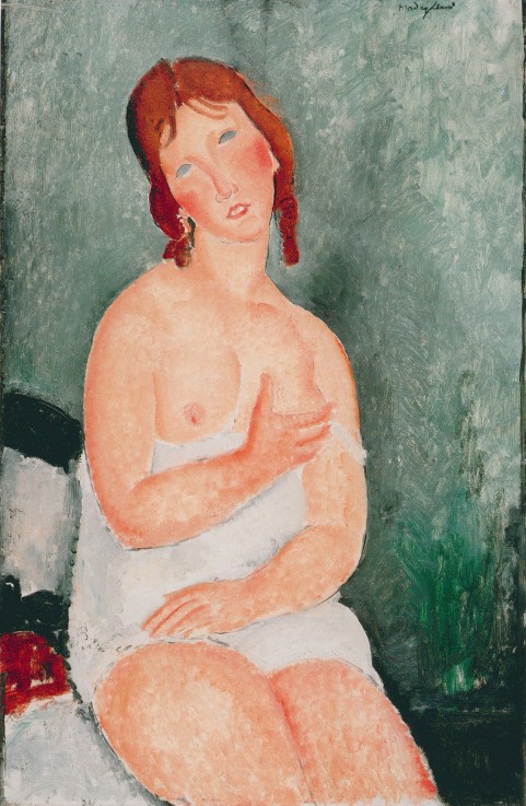 Young Woman in a Shirt a Amadeo Modigliani