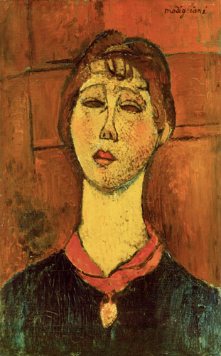 Portrait the Mme Blanche Dorivale a Amadeo Modigliani