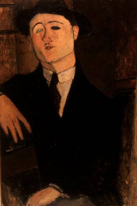Paul Guillaume seated a Amadeo Modigliani