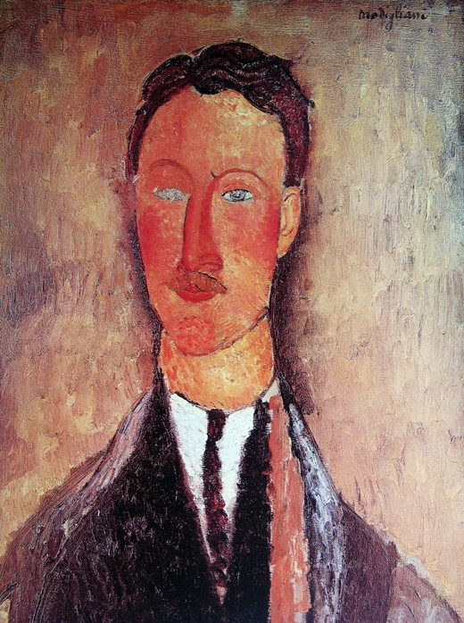 Portrait of Léopold Survage (1879-1968) a Amadeo Modigliani