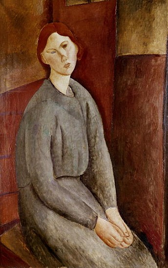 Portrait of Annie Bjarne a Amadeo Modigliani