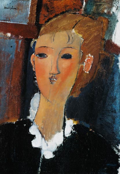 Young Woman in a Small Ruff a Amadeo Modigliani