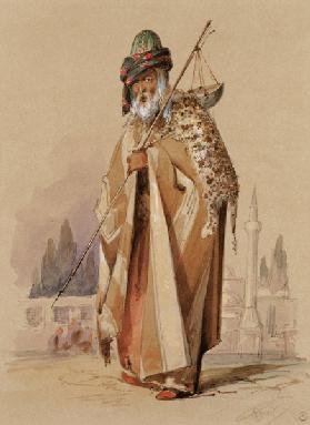 A Dervish with leopard skin
