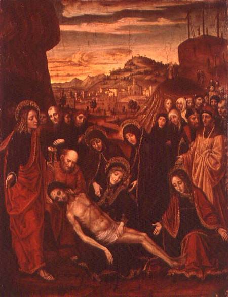 Lamentation of the Dead Christ a Ambrogio Borgognone