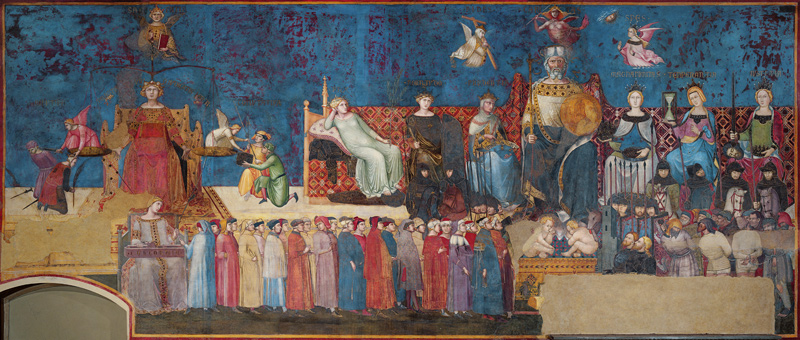 Allegory of Good Government a Ambrogio Lorenzetti