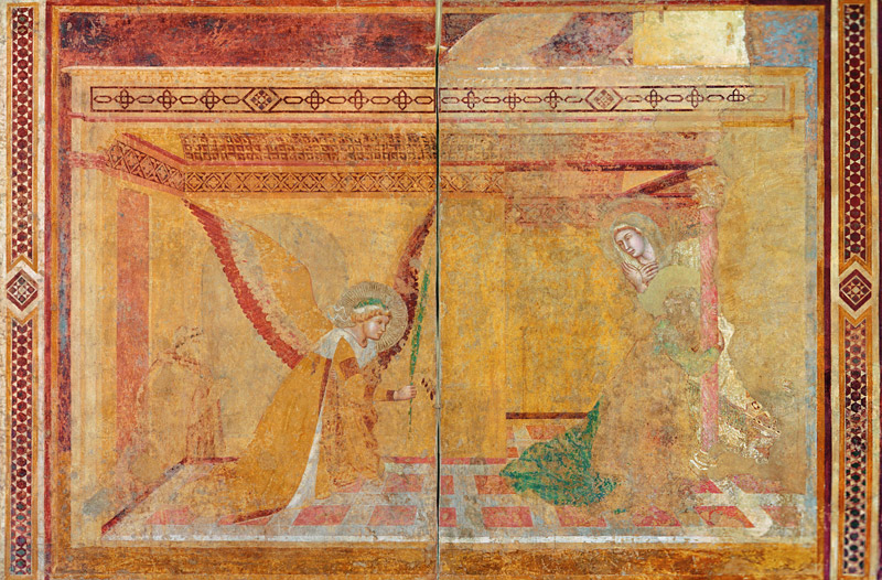The Annunciation, second quarter of the 14th century a Ambrogio Lorenzetti