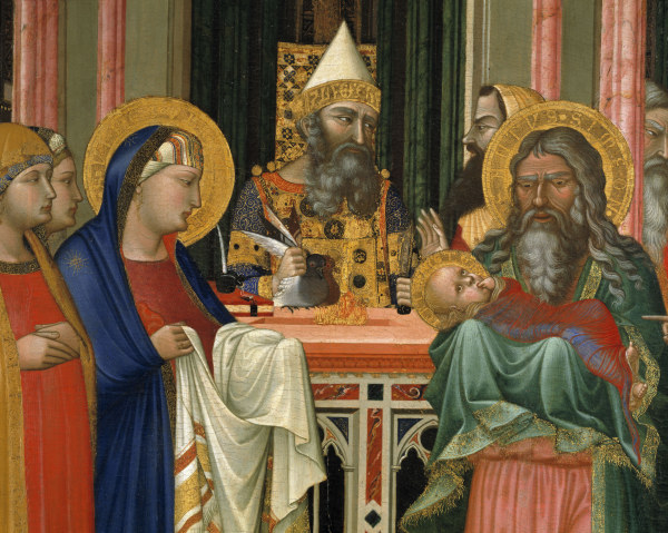 Presentazione al Tempio a Ambrogio Lorenzetti