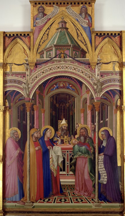 The Presentation in the Temple a Ambrogio Lorenzetti
