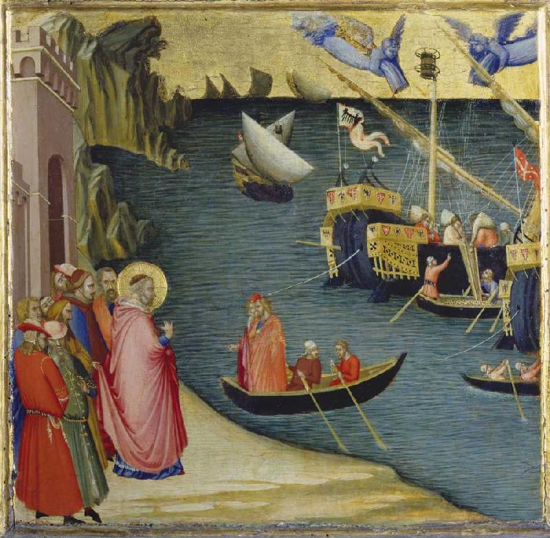The legend of St. Nikolaus. a Ambrogio Lorenzetti