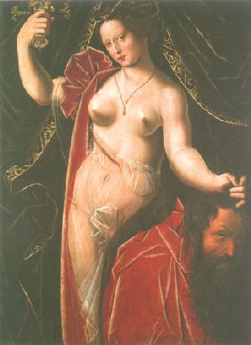 Judith with the head of the Holofernes