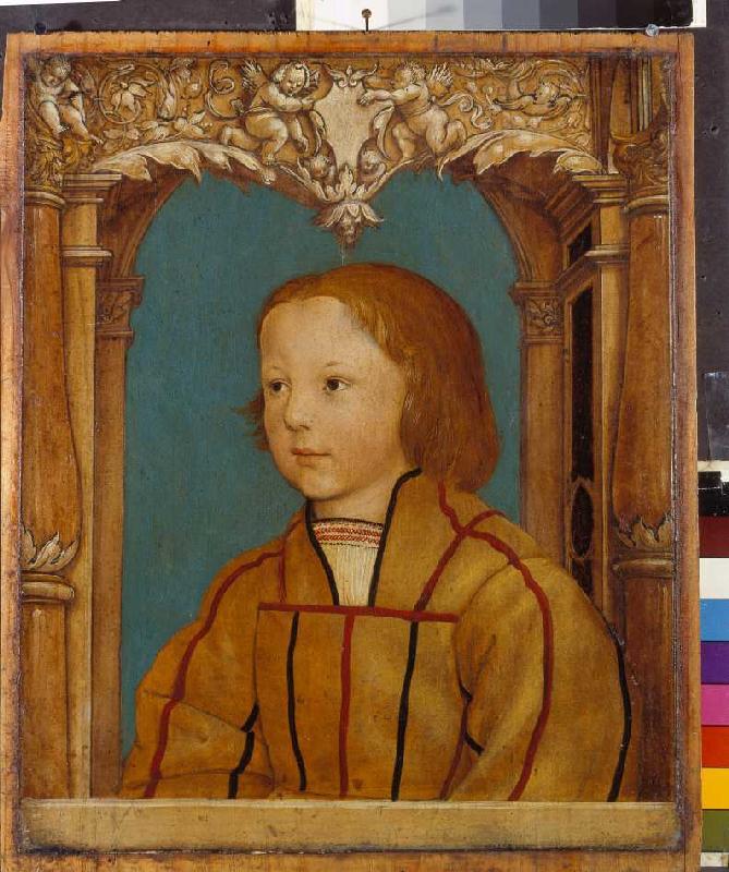 Portrait of a boy with fair hair a Ambrosius Holbein