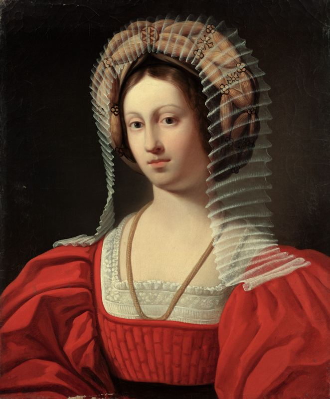 Giovanna I (1326-82) Queen of Naples a Amedee Gras