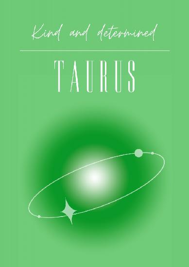 Taurus Zodiac Print Art